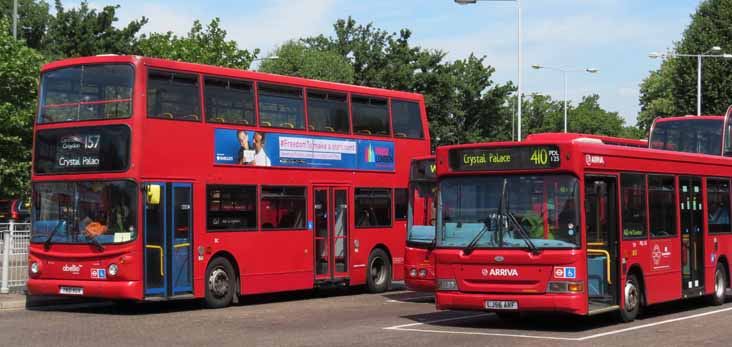 Abellio Dennis Trident ALX400 9740 & Arriva London Dennis Dart PDL125